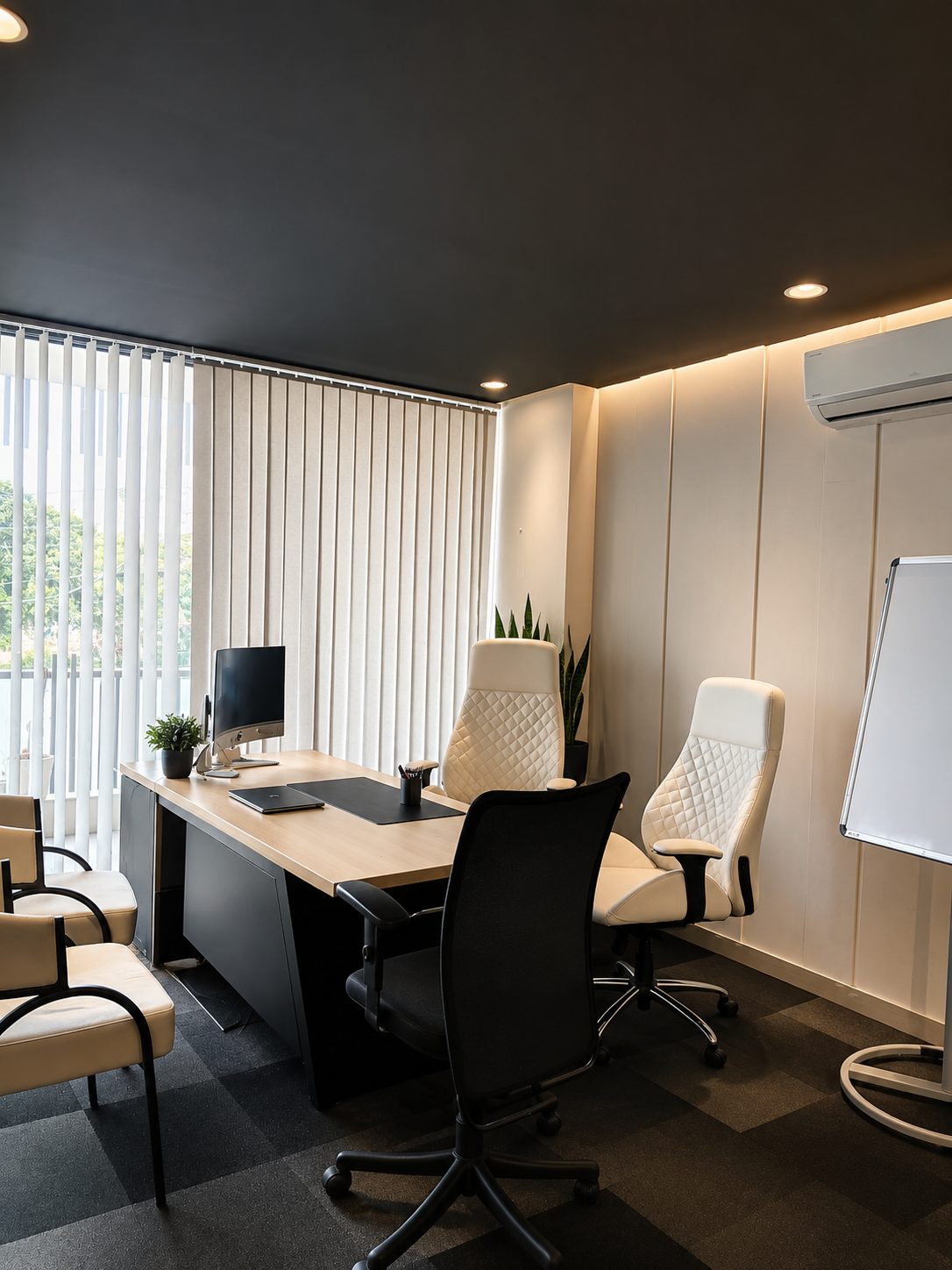 Executive cabin at Divine Workspace